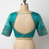 Beautiful Sky Blue Designer Maggam Work Blouse Custom Size Pocket-Friendly Deal