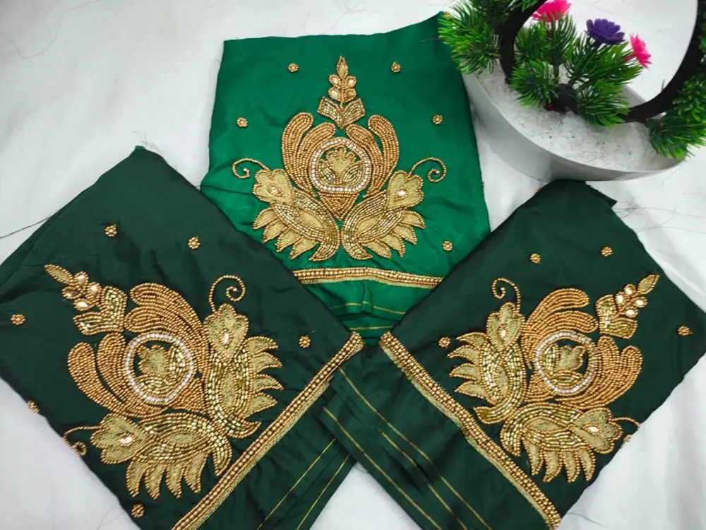 Best-Selling Blue Party Wear Aari Blouse Perfect FitAffordable Price