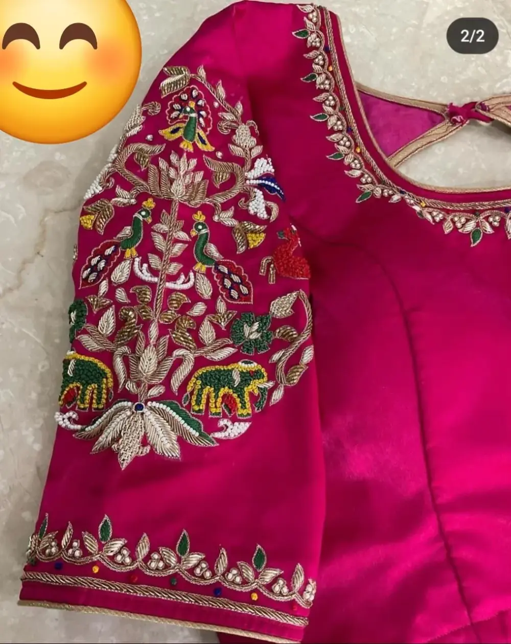 Best-Selling Pink Maggam Work Bridal Blouse Affordable, Stylish, Custom Sizes