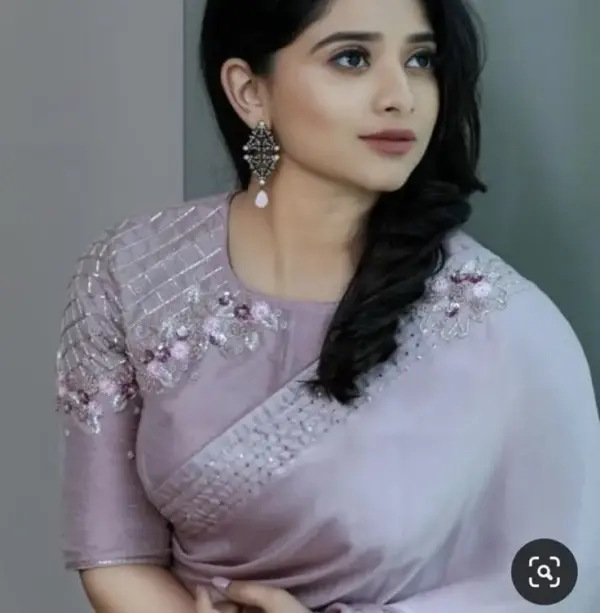 Buy Online Mauve Handcrafted Maggam Work Party Blouse Stunning Designer Look Under ₹5K Custom Measurements