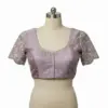 Exclusive Lilac Bridal Maggam Work Blouse Elegant Cutwork Design at Affordable Price