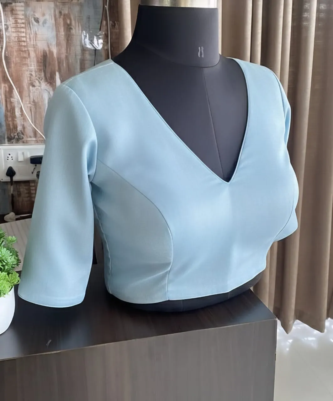 Exclusive Pink VNeck Blouse ReadytoWear Chic at Budget-Friendly Rates - Image 3