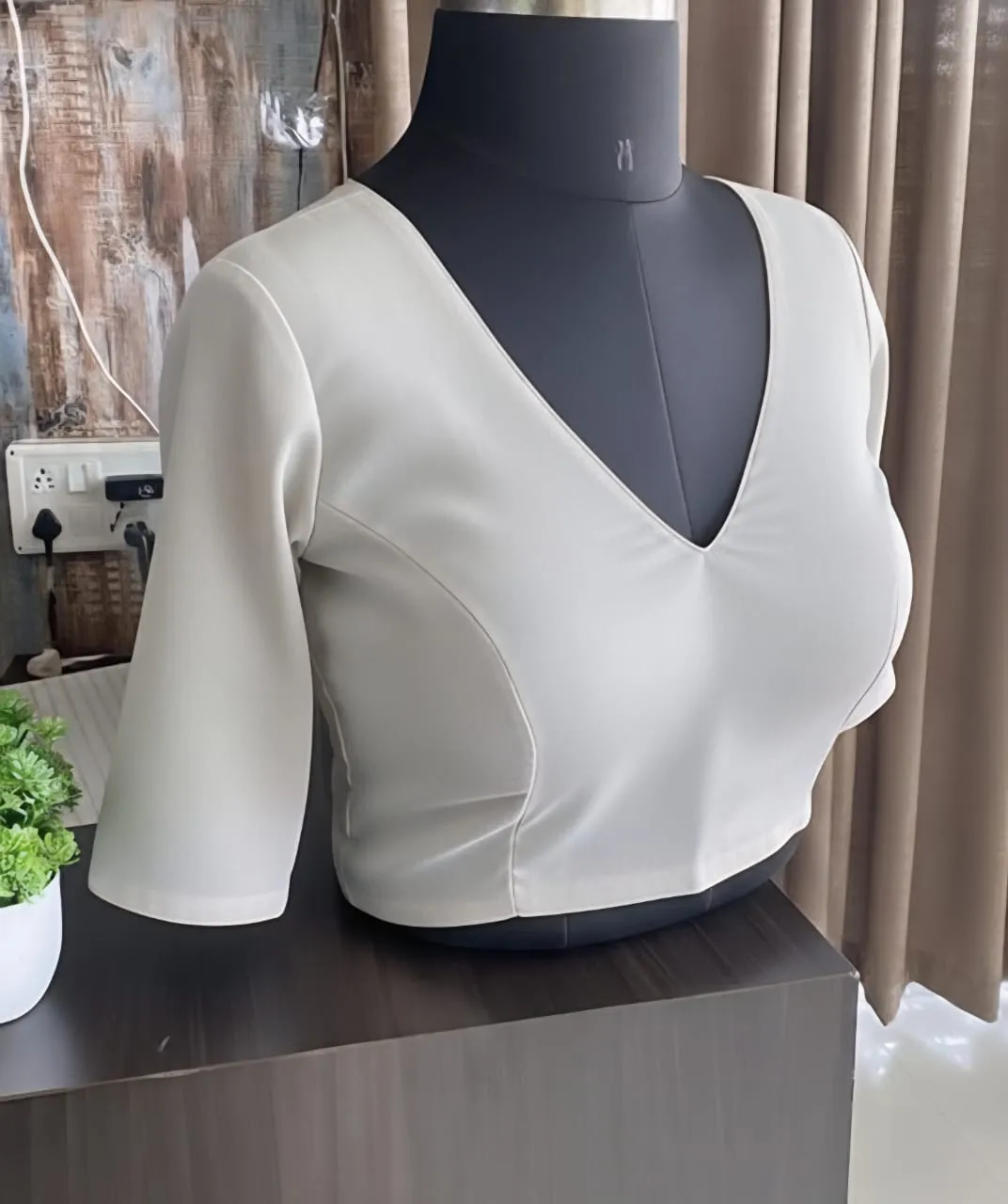 Exclusive Pink VNeck Blouse ReadytoWear Chic at Budget-Friendly Rates - Image 8