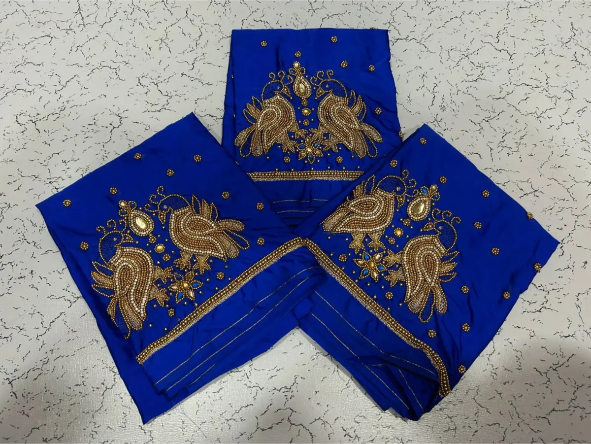 Exquisite Double Peacock Beads Blouse Affordable Maggam Work in Your Perfect Fit