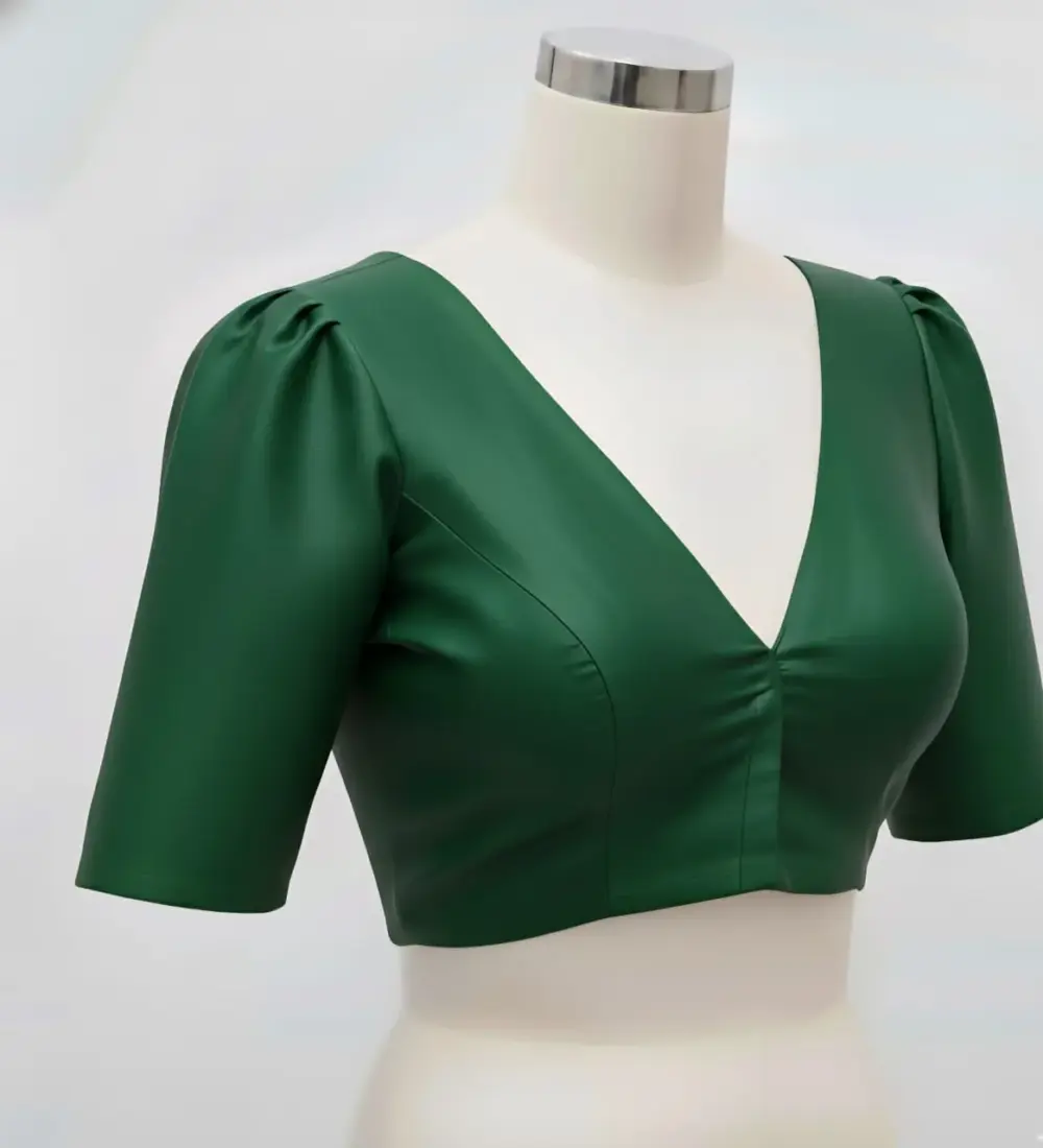 Exquisite Gold Fancy Ready-to-Wear Blouse Custom Sizes Budget-Friendly Elegance