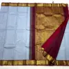 Opulent Light Blue Kanchipuram Handloom Saree | Pure Silk 2G++ Zari Craftsmanship Certified Silk Mark Value Deal