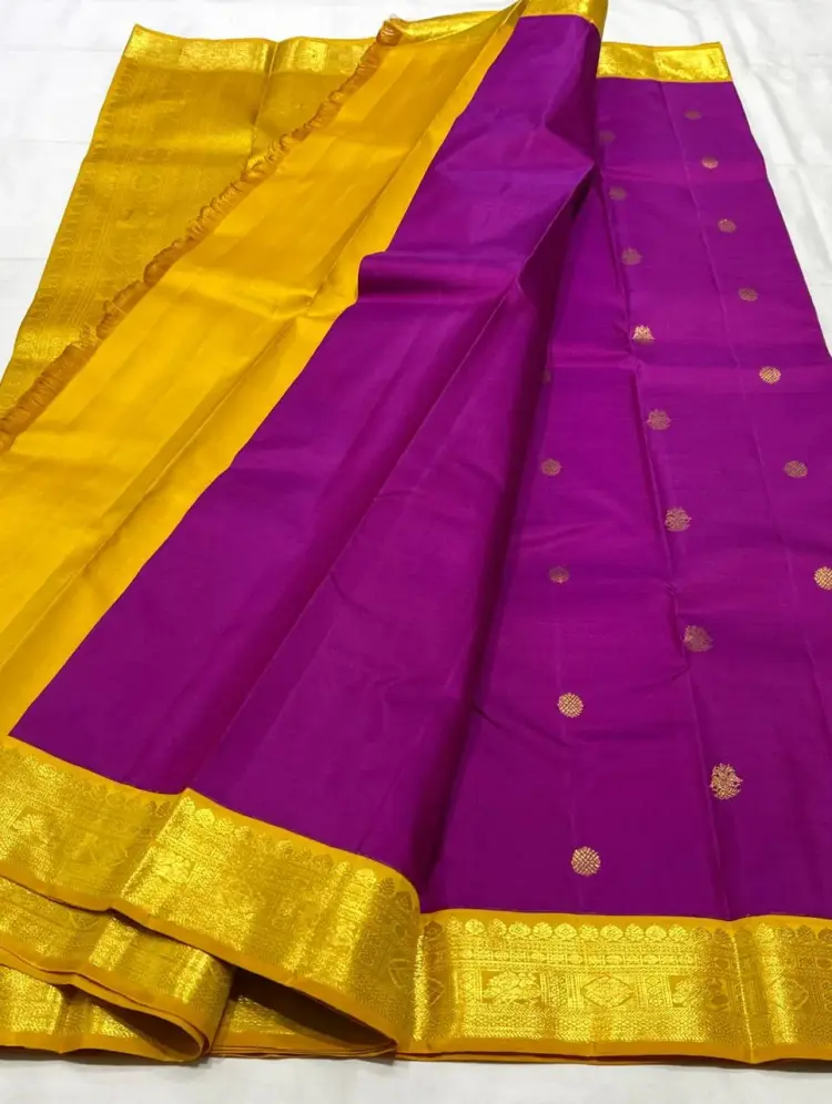 Opulent Light Blue Kanchipuram Handloom Saree | Pure Silk 2G++ Zari Craftsmanship Certified Silk Mark Value Deal