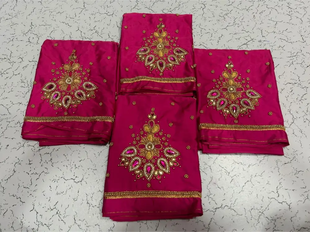 Premium Maroon Party Wear Blouse with Maggam Detailing Stylish, Affordable & Customizable