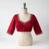 Premium Red Bridal Maggam Work Blouse Custom StitchingUnbeatable Price