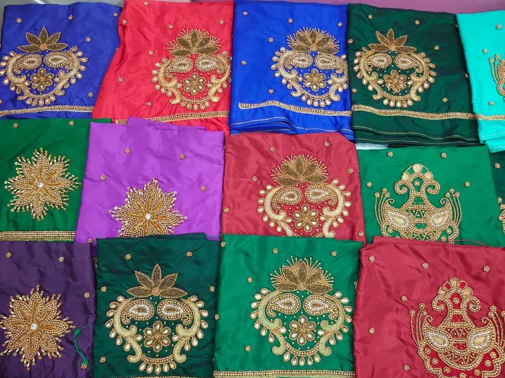 Trending Gold Party Blouse Latest Aari Work Design Tailored for You