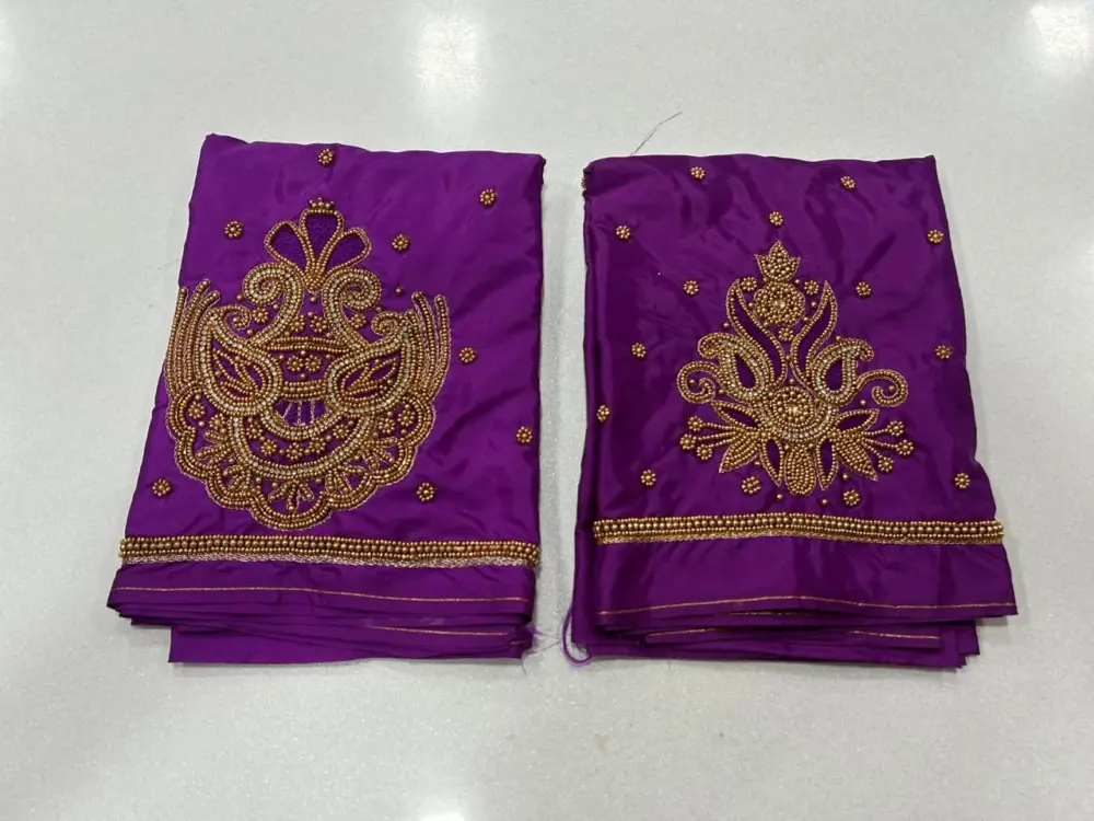 Trendy Pink Minimal Aari Work Blouse at Best Price Custom Fit Available