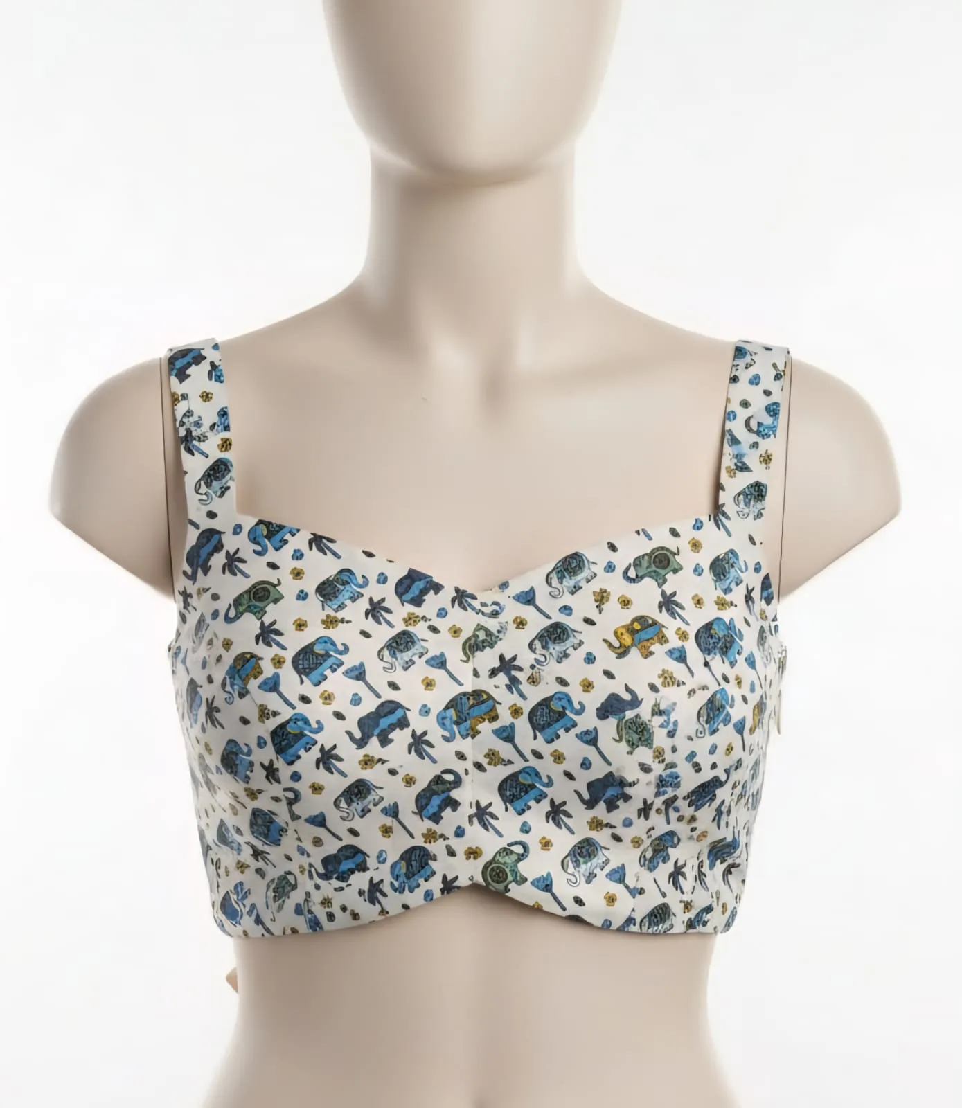 Authentic Kalamkari Pure Cotton Ready-to-Wear Blouse Designer Fit for Every Occasion - Image 4