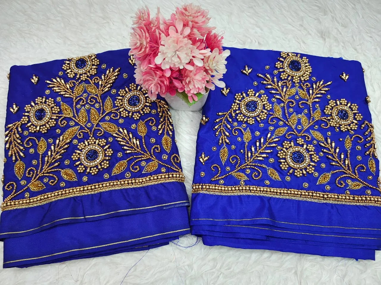 Premium Bottle Green Aari Work Blouse  BudgetFriendly Luxury in Custom Sizes  Exclusive Discount Offer