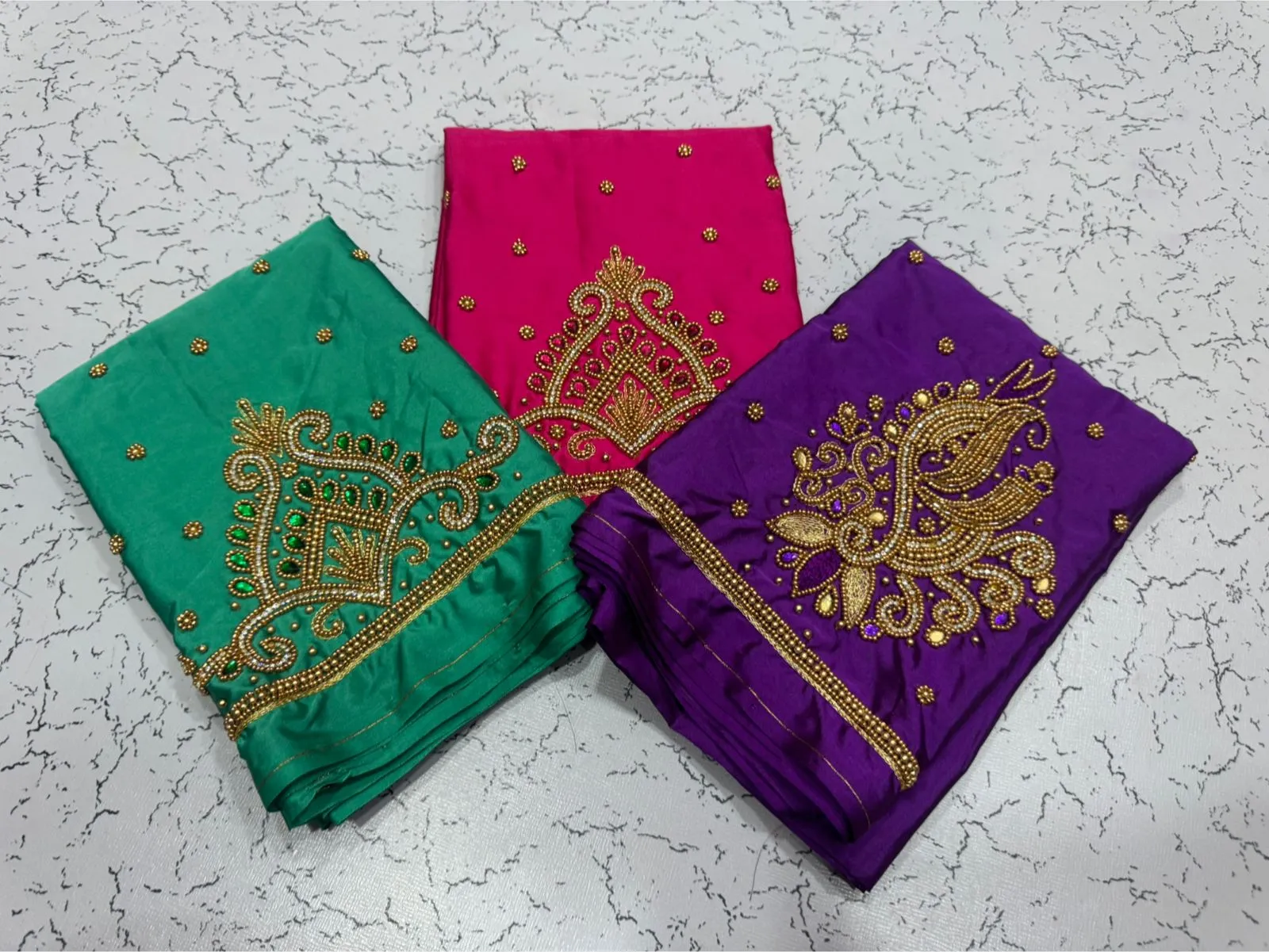 Ramagreen Simple Maggam Work Blouse  BudgetFriendly Elegant Design