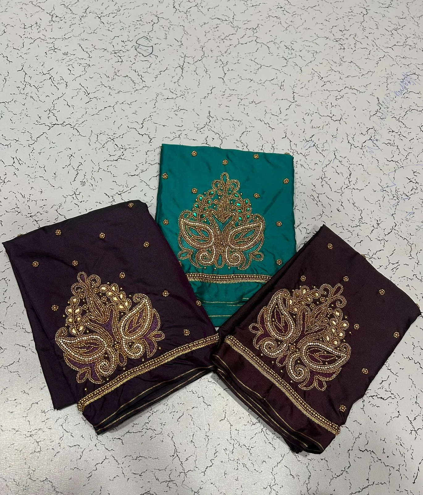 TopSelling Floral Aari Blouse  Ultra-Fine Handcrafted Maggam Detailing Must-Have Trend