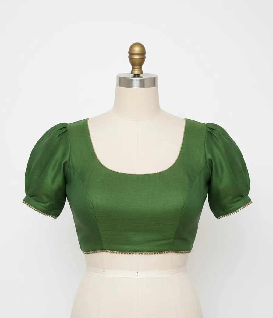 Trending Puff Style Boat Neck ReadytoWear Blouse  Shop Premium Quality