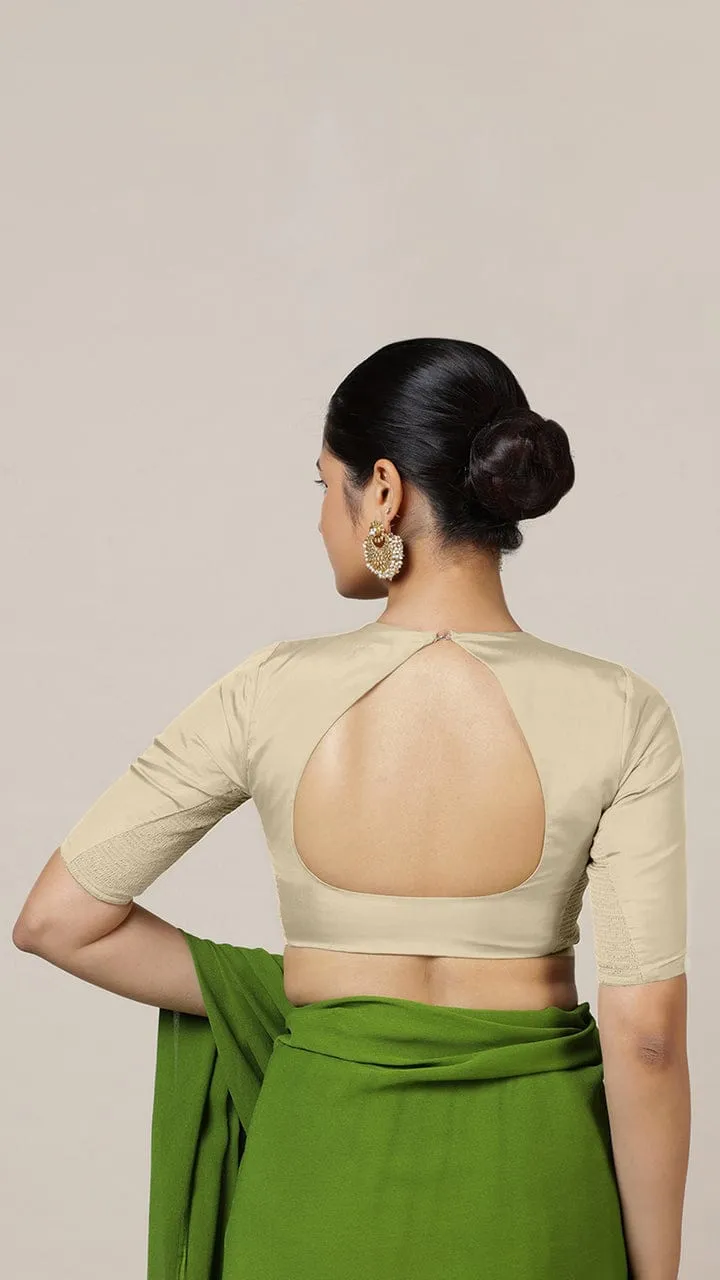 Elegant Cream Fancy Top  The Perfect Party Wear Blouse