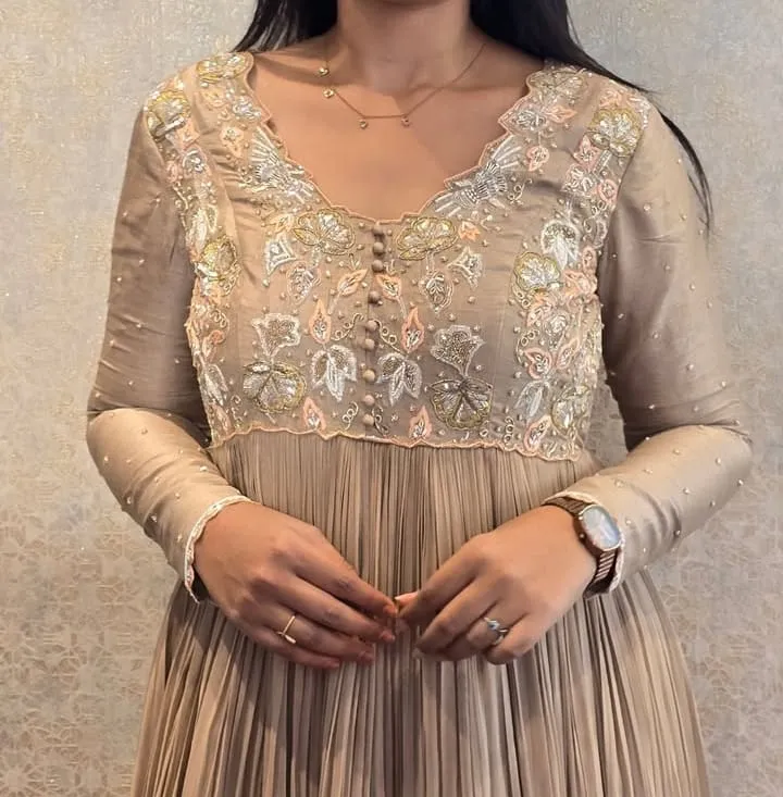 Exquisite Cream Couture Gown Ultimate Embroidered Dress for 2025 Events