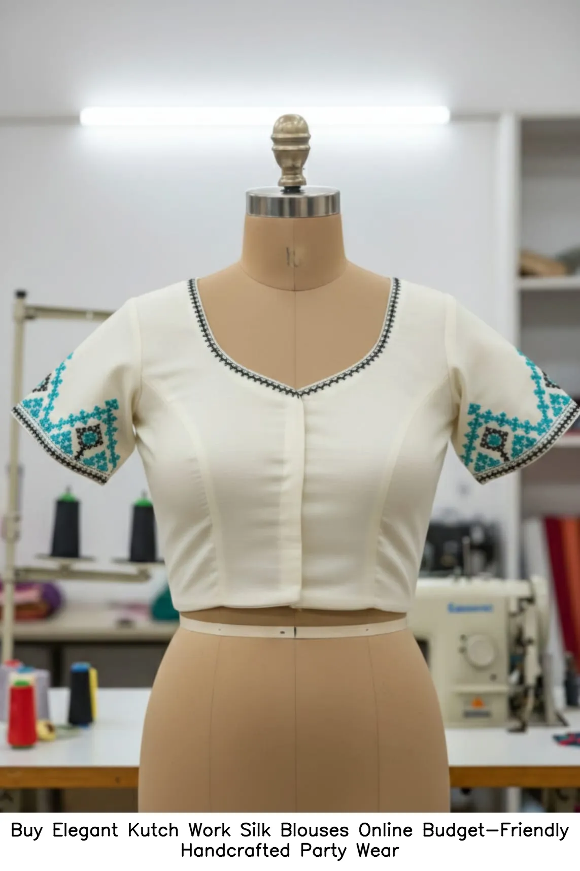 Buy Elegant Kutch Work Silk Blouses Online – Budget-Friendly Handcrafted Party Wear