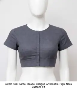 Designer party wear silk blouse