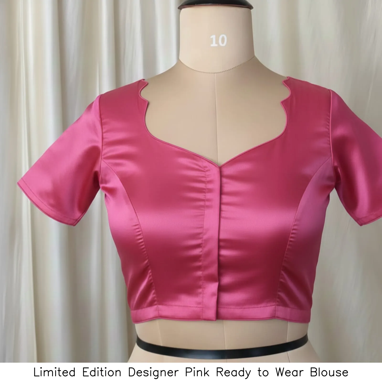 Limited Edition Designer Pink Ready to Wear Blouse