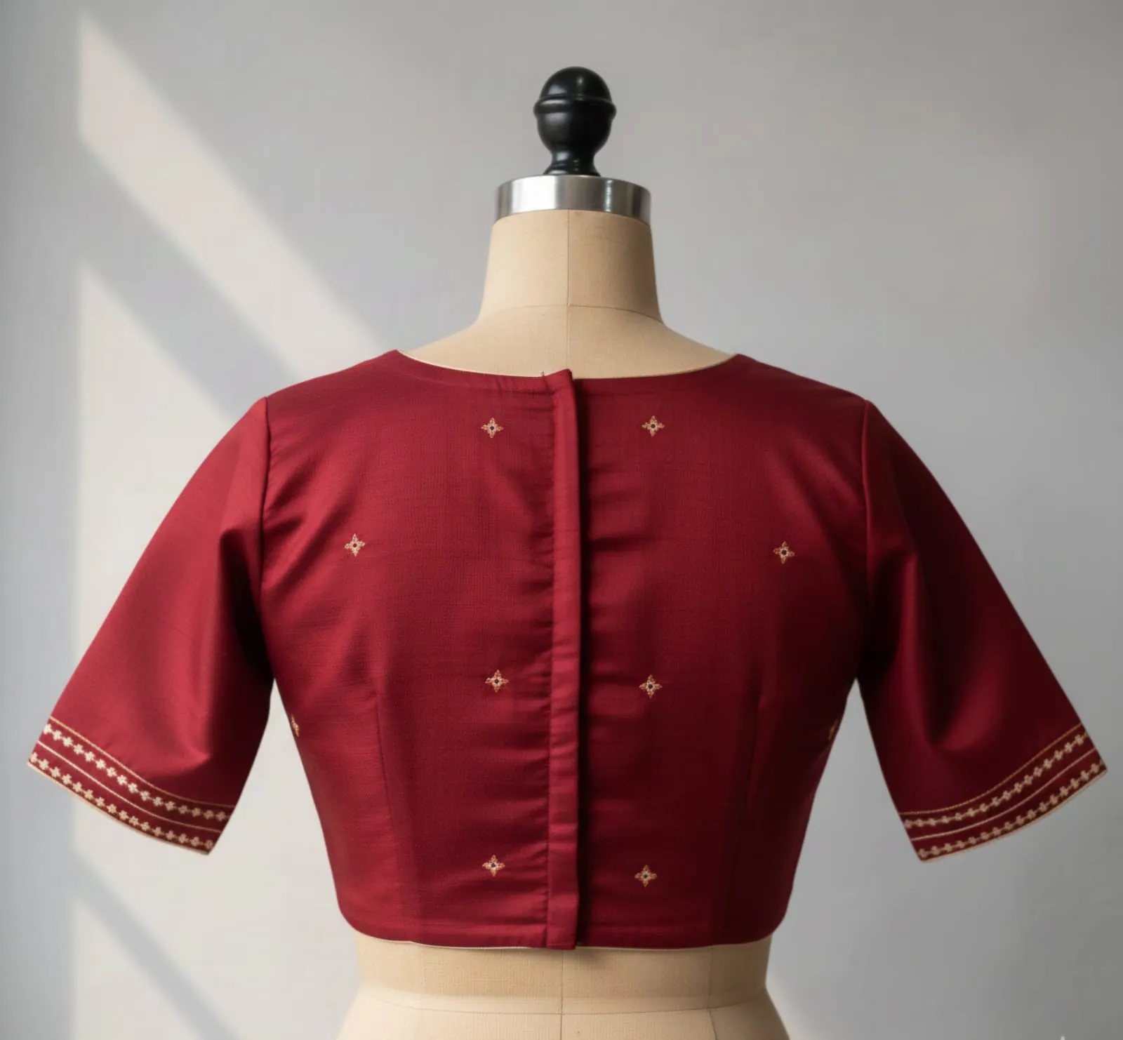 Red Handcrafted Kutch Work Designer Blouse  Ready to Wear Ethnic Elegance