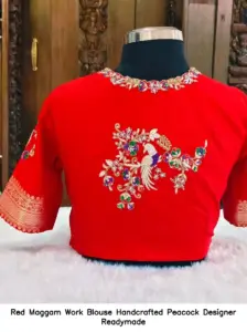 Grand ethnic look with handcrafted designer blouse – KSEthnic
