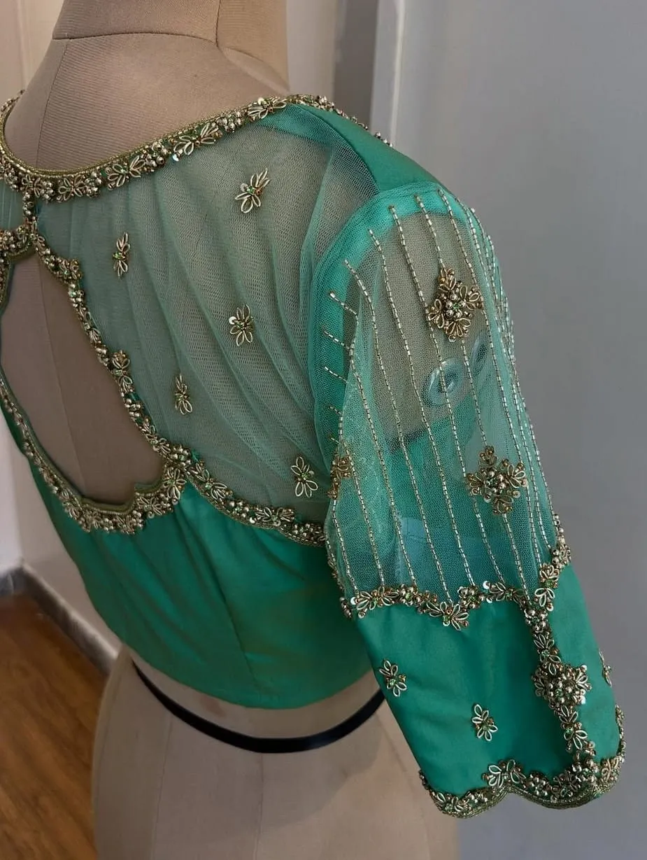 Tael Net Handcrafted Maggam Work Designer Blouse  Elegant  Budget Friendly