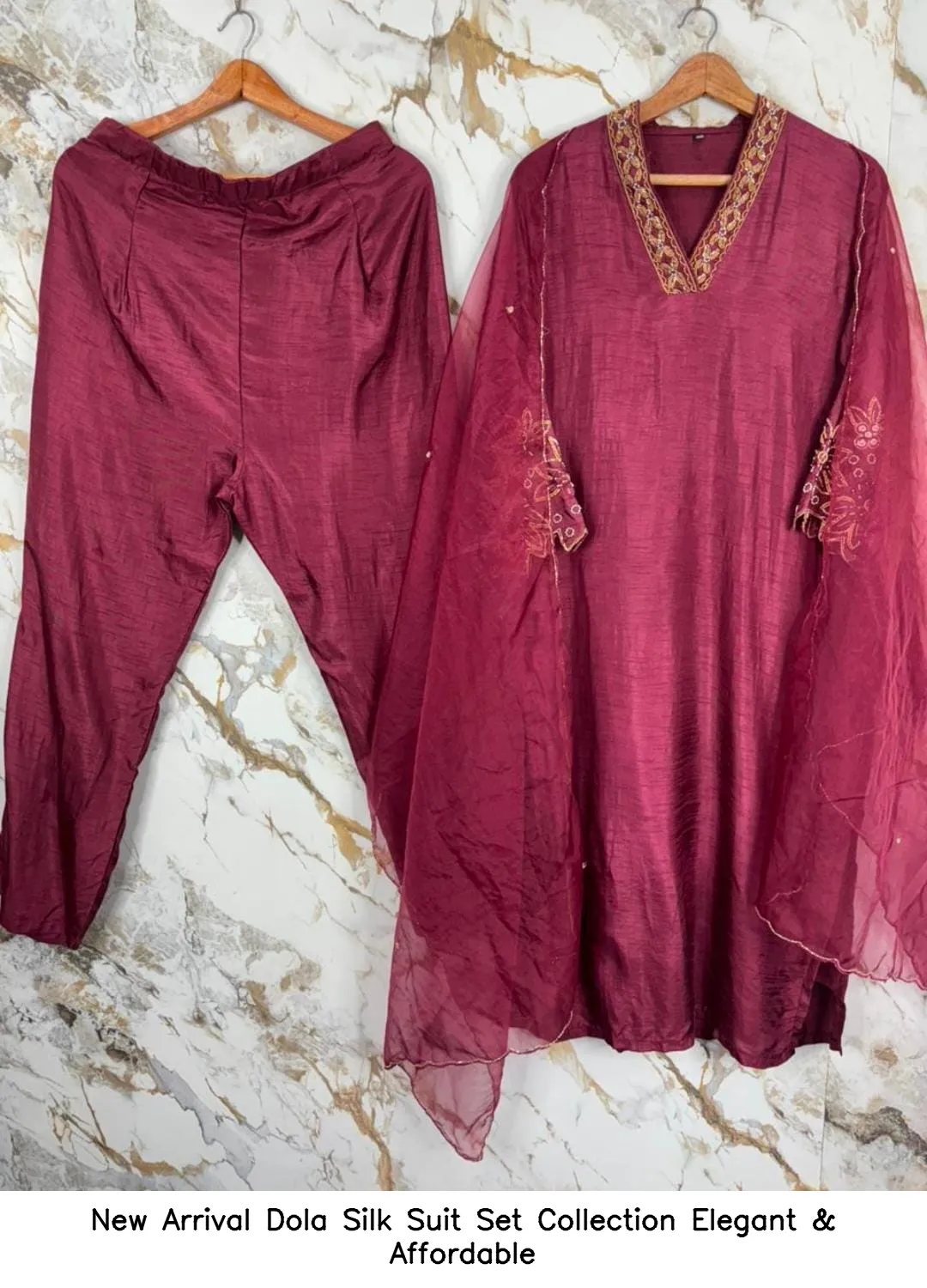 New Arrival Dola Silk Suit Set Collection – Elegant & Affordable - Image 2