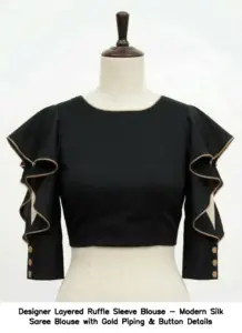 Designer  blouse with intricate trend