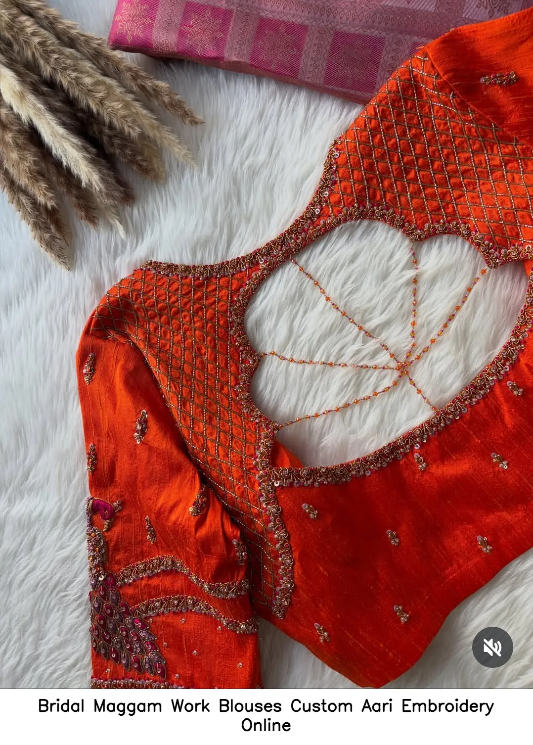 Bridal Maggam Work Blouses Custom Aari Embroidery Online