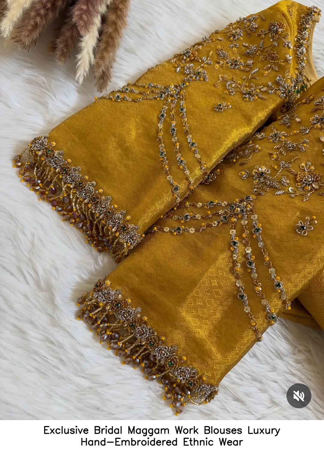 Exclusive Bridal Maggam Work Blouses Luxury Hand-Embroidered Ethnic Wear