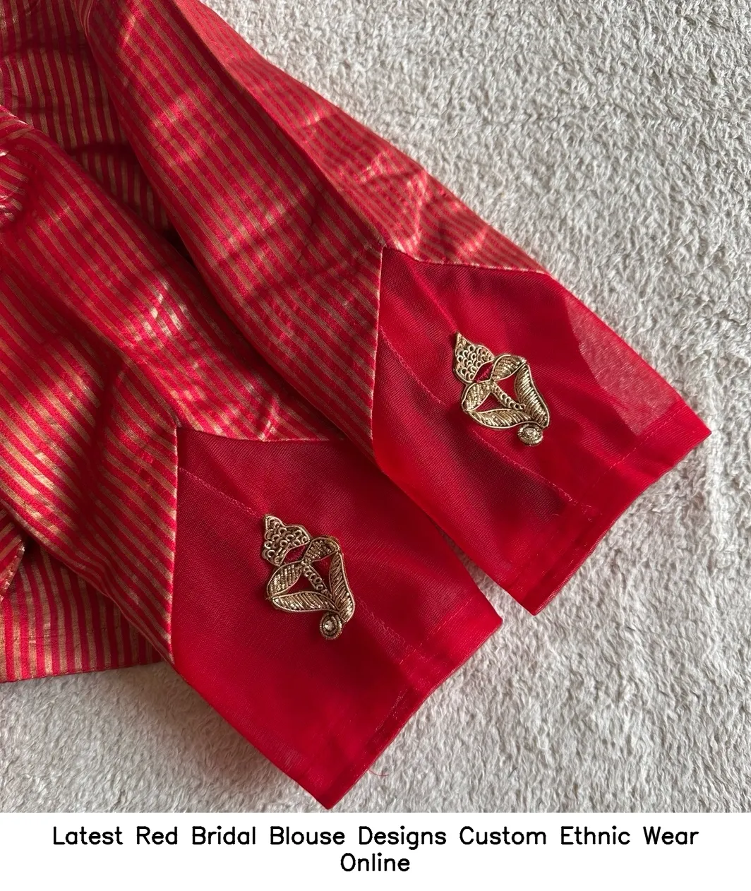 Latest Red Bridal Blouse Designs Custom Ethnic Wear Online