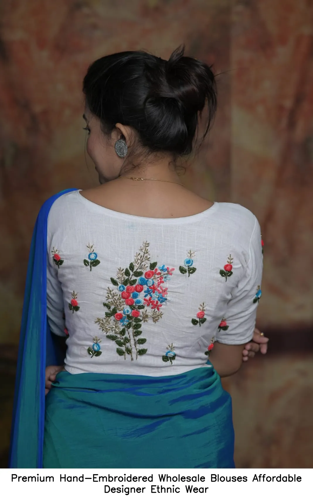 Premium Hand-Embroidered Wholesale Blouses – Affordable Designer Ethnic Wear 2