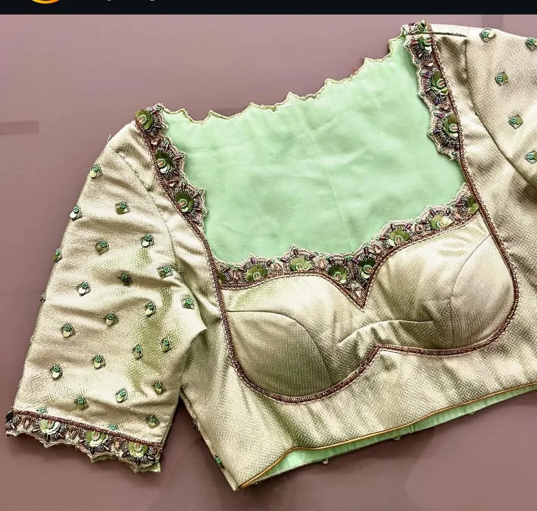 Bespoke Hand-Worked Designer Blouses for Sarees | Buy Custom Online