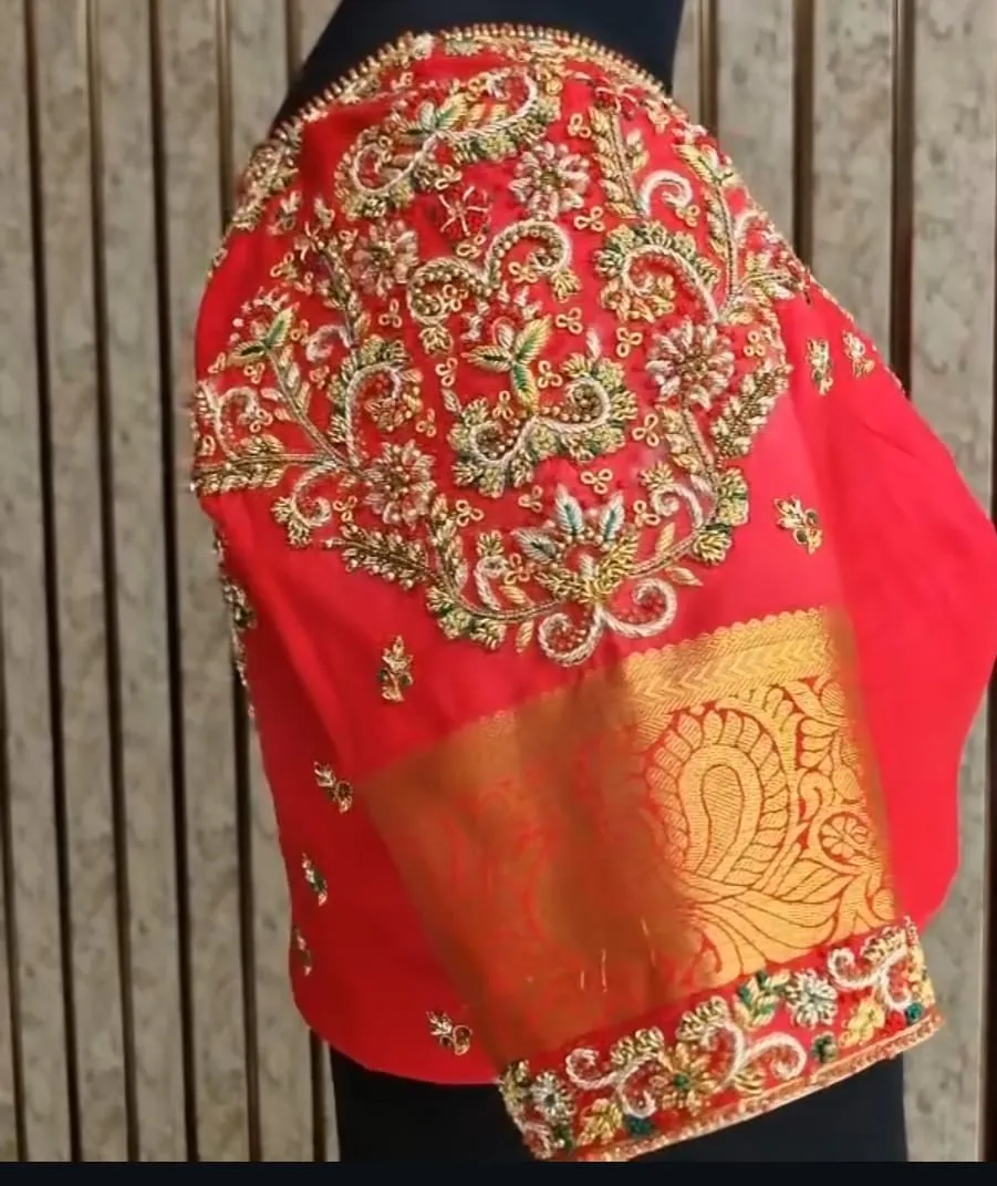 Custom Designer Blouses Made-to-Order | Bespoke Aari & Maggam Work