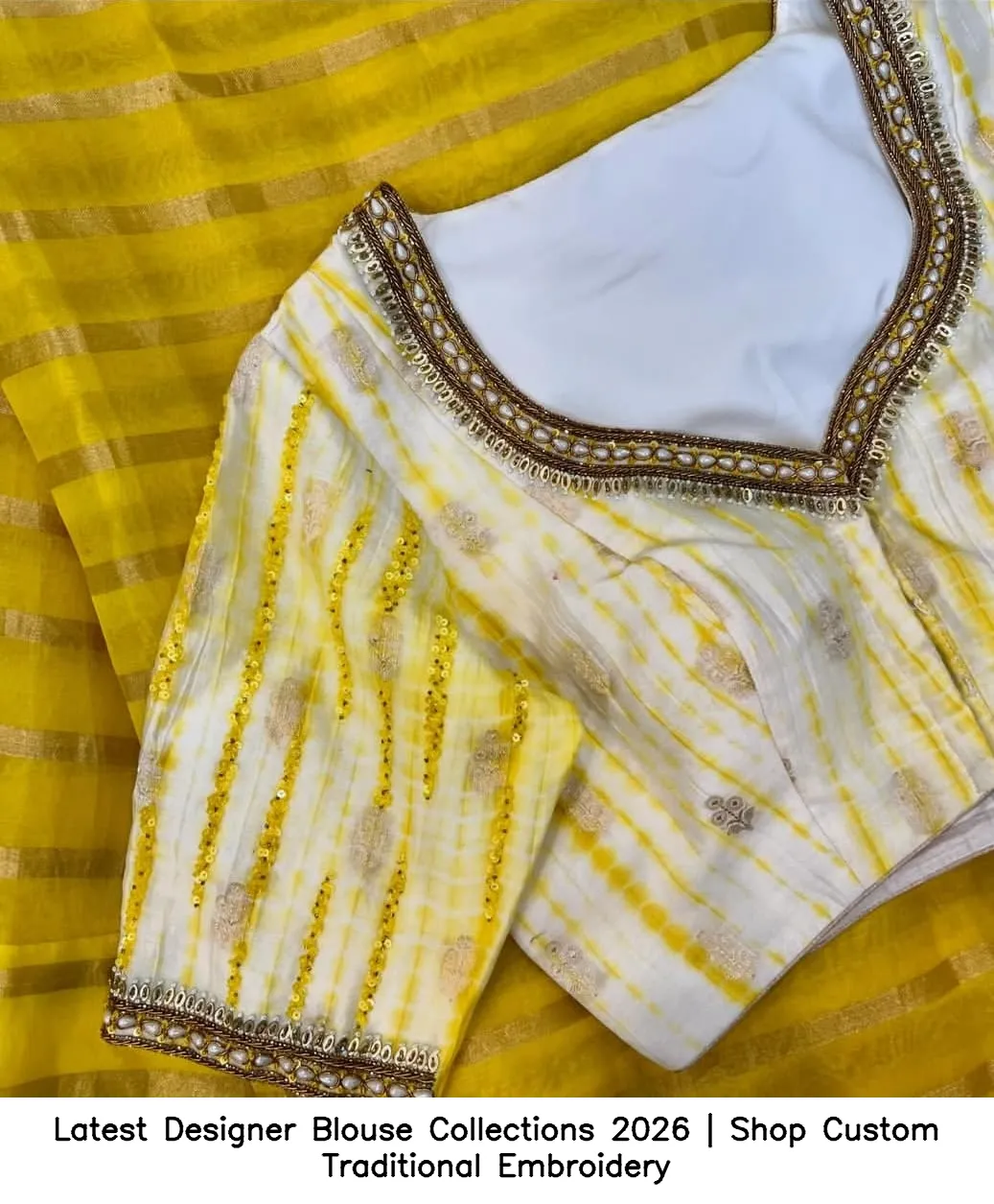 Latest Designer Blouse Collections 2026 | Shop Custom Traditional Embroidery 3