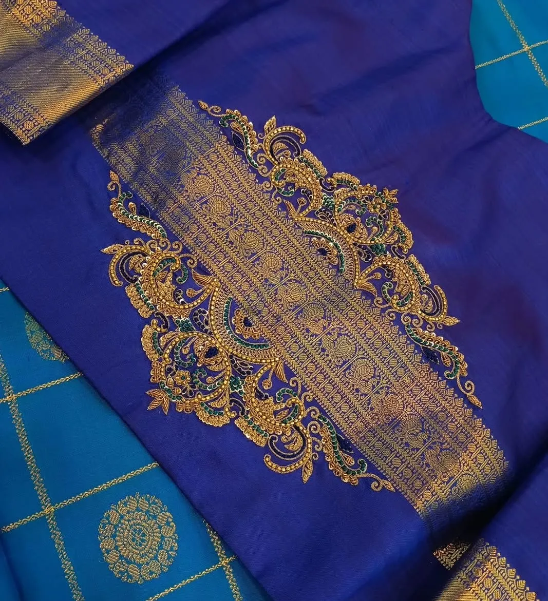 Latest Hand-Embroidered Blouse Designs 2026 | Custom Ethnic Wear