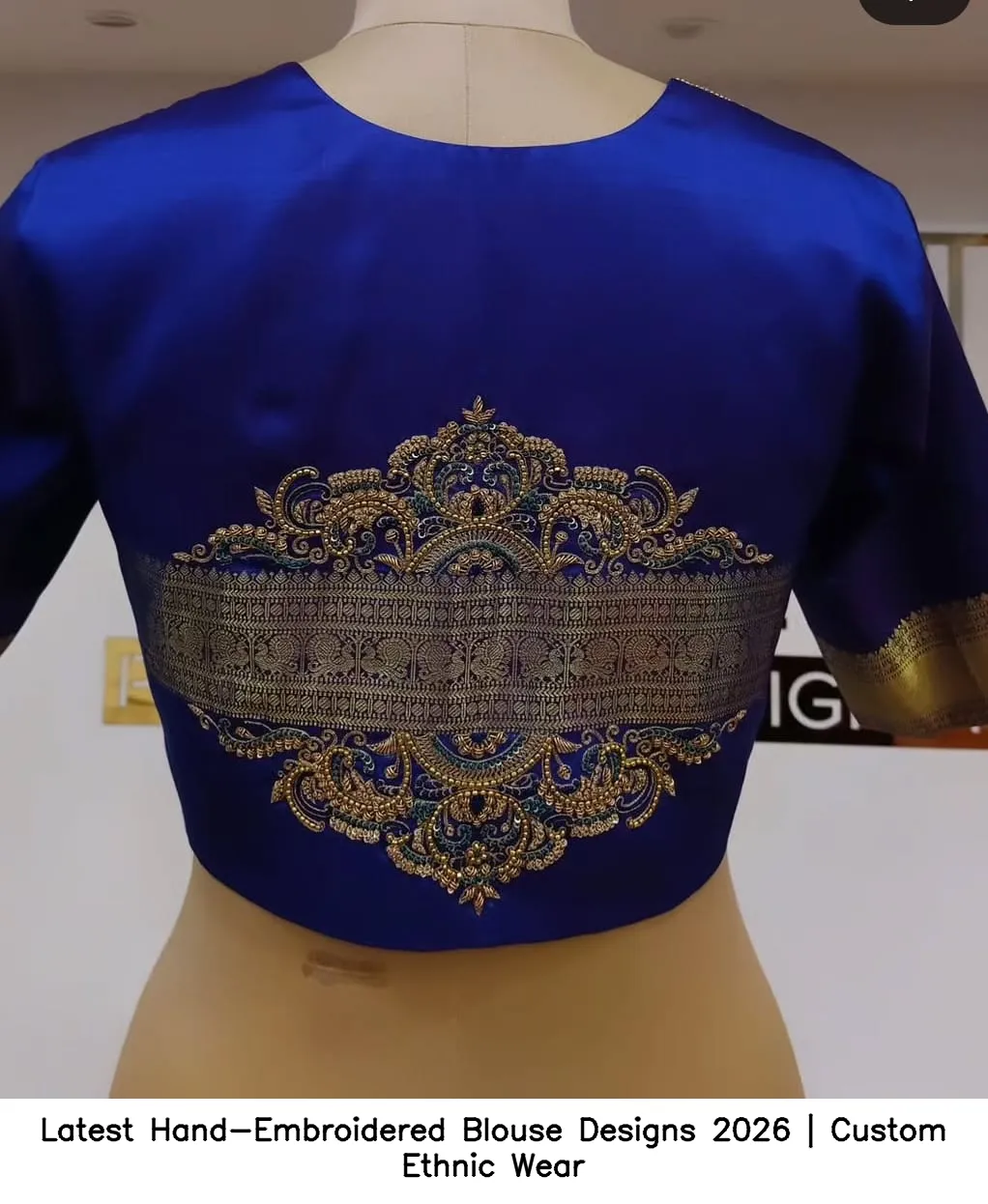 Latest Hand-Embroidered Blouse Designs 2026 | Custom Ethnic Wear 2