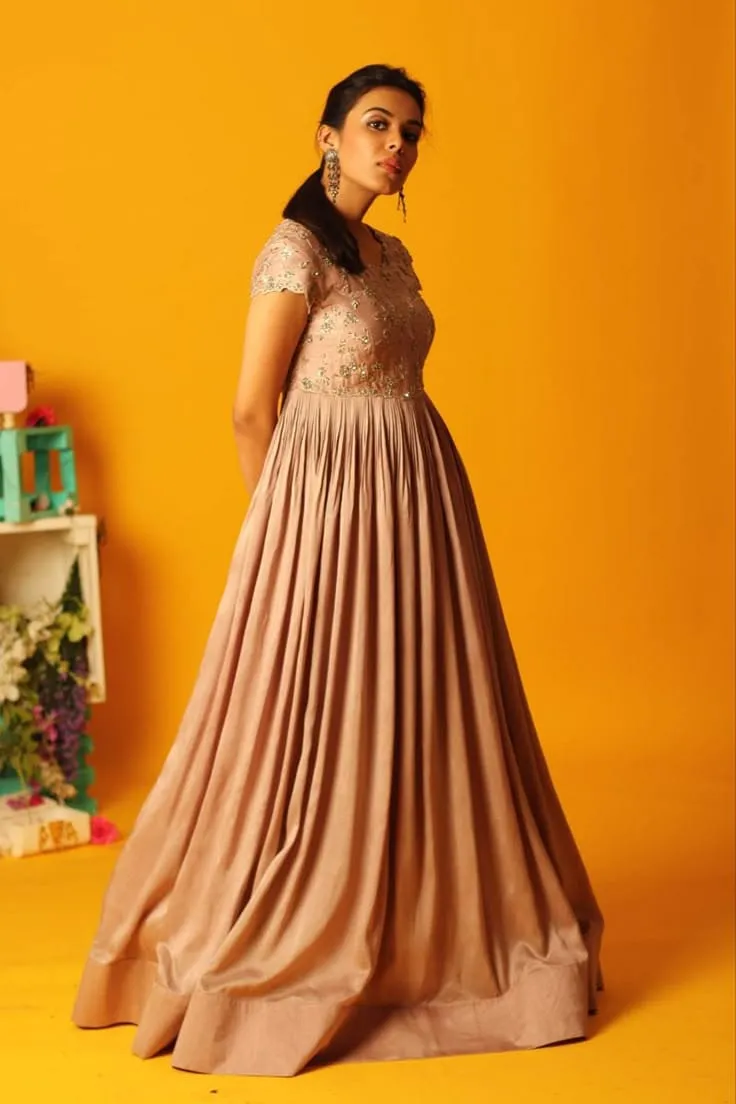 Luxury Handcrafted Ethnic Anarkali Suit | Traditional Embroidery Design