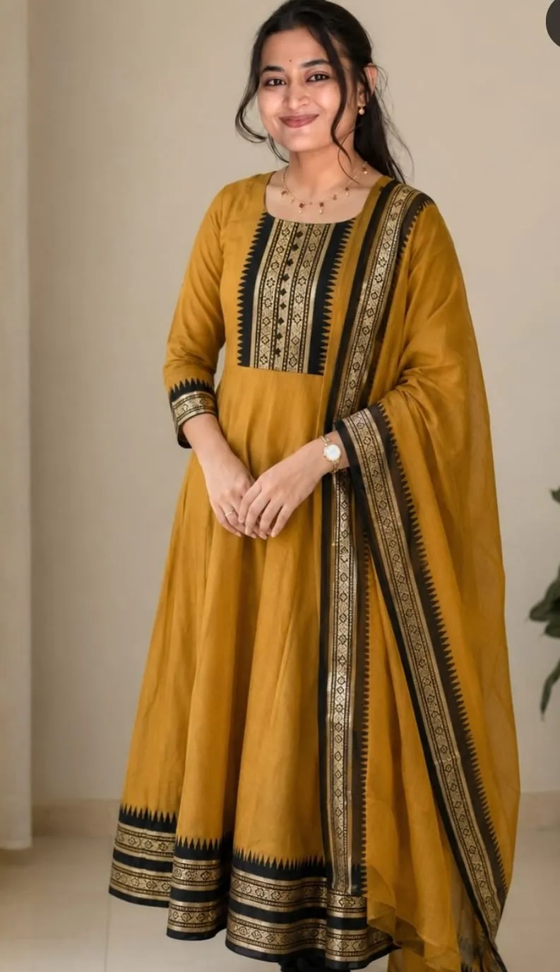 Readymade Anarkali Suit Set | Elegant Festive Ethnic Suit for Women