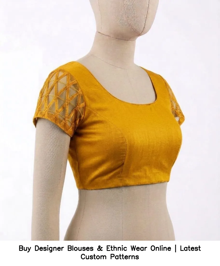 Buy Designer Blouses & Ethnic Wear Online | Latest Custom Patterns 8