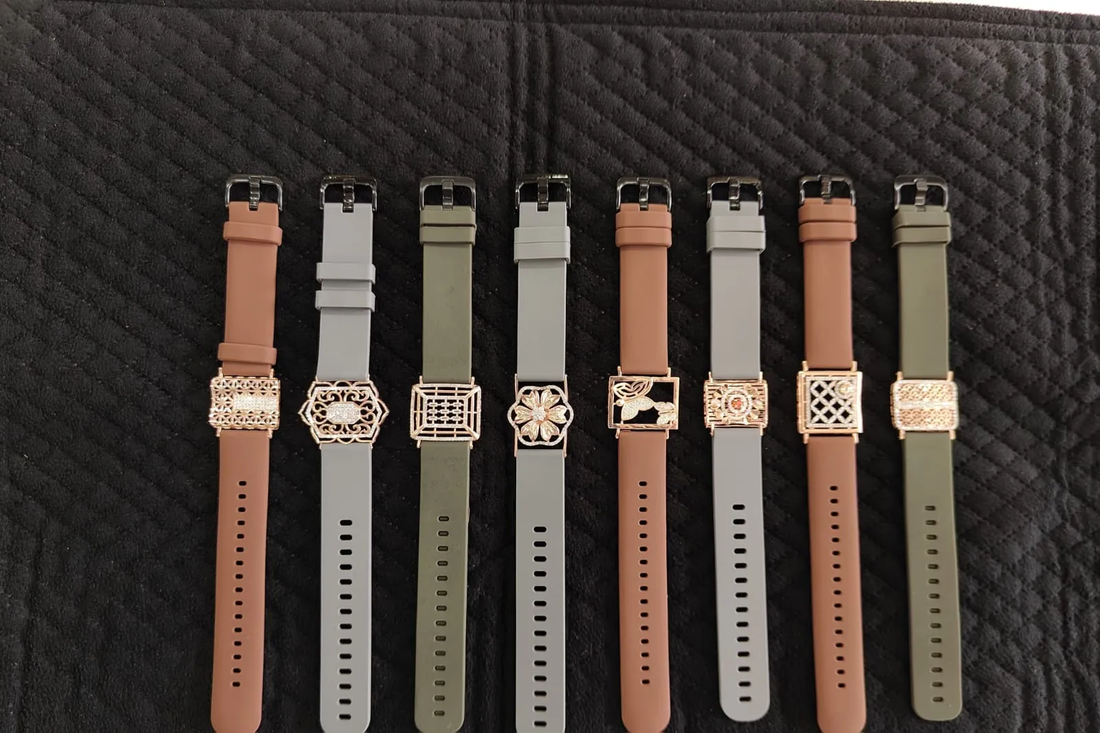 Premium 925 Silver Watch Strap Charms / Decorative Loop for Women | Best Rakshabandhan Return Gift for Sister with Silicone Strap