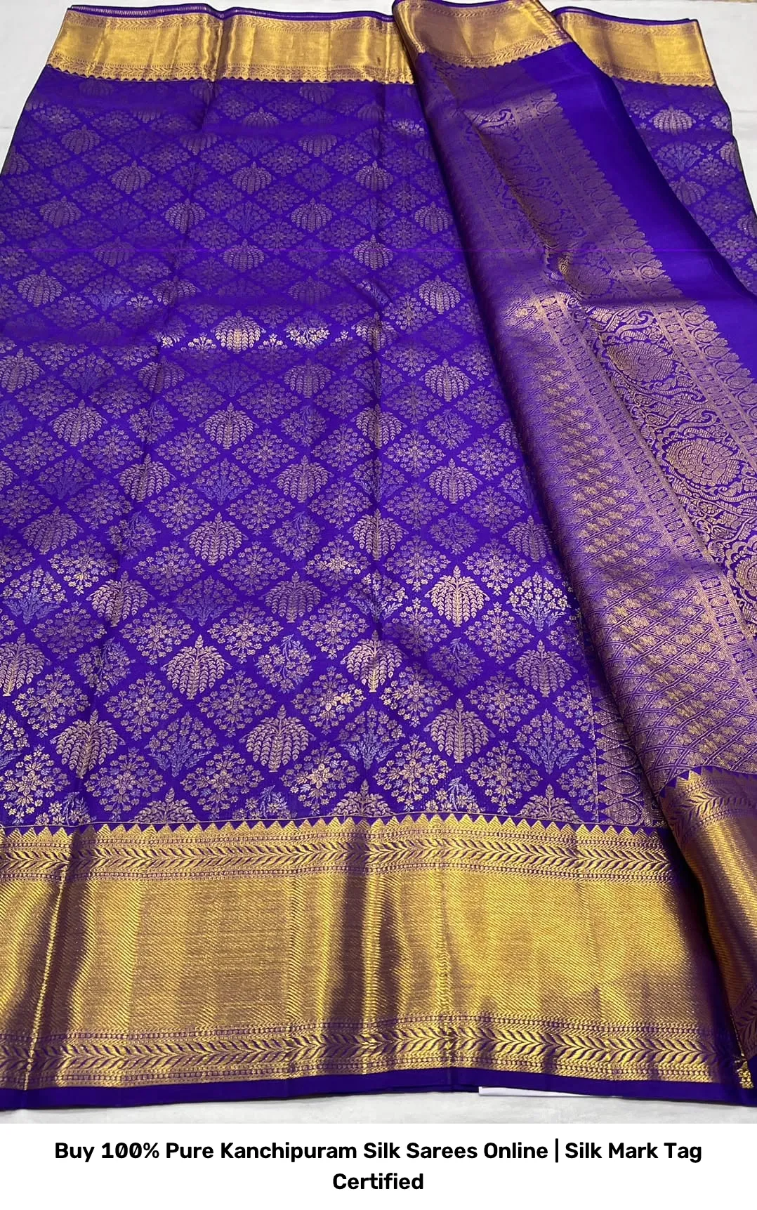 Buy 100% Pure Kanchipuram Silk Sarees Online | Silk Mark Tag Certified 3