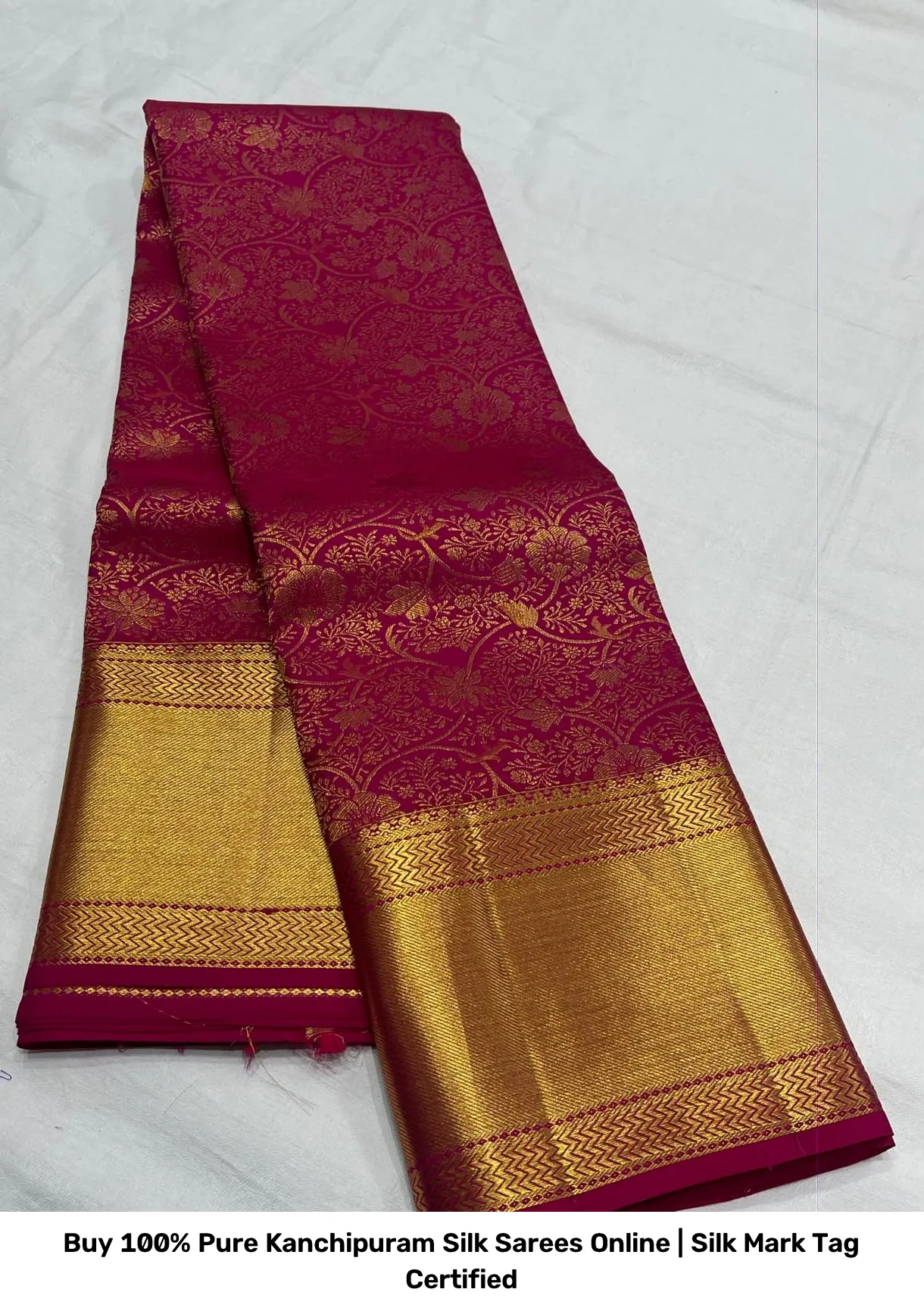 Buy 100% Pure Kanchipuram Silk Sarees Online | Silk Mark Tag Certified 4