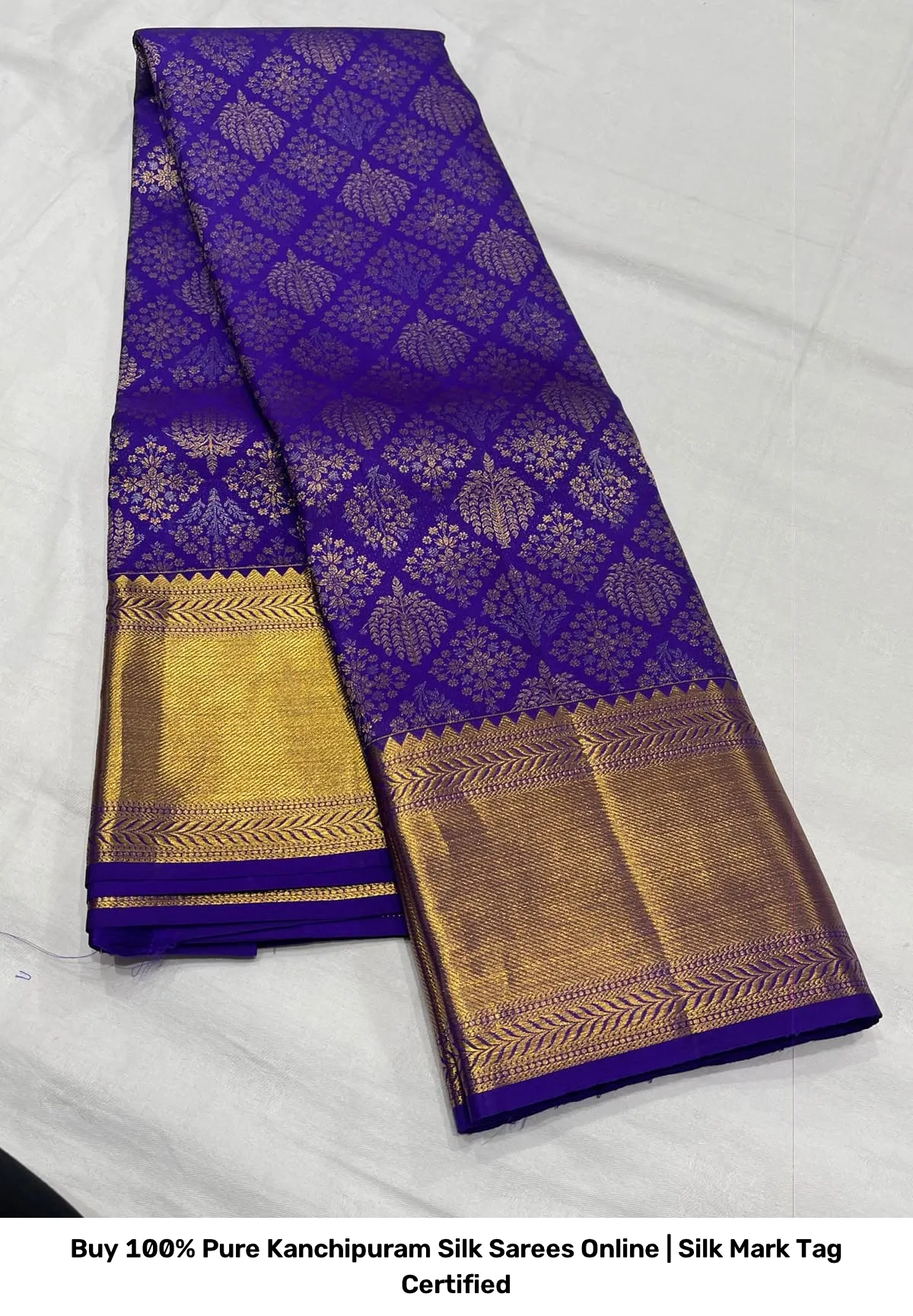 Buy 100% Pure Kanchipuram Silk Sarees Online | Silk Mark Tag Certified 6