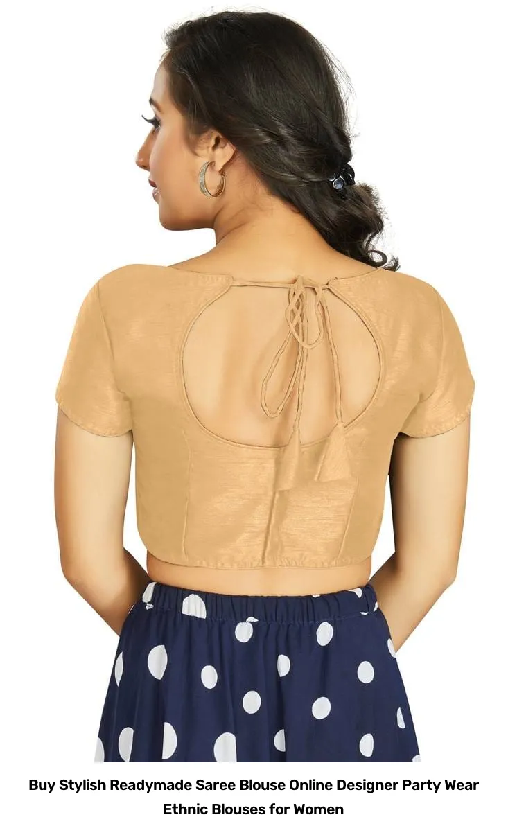 Buy Stylish Readymade Saree Blouse Online – Designer Party Wear Ethnic Blouses for Women 2