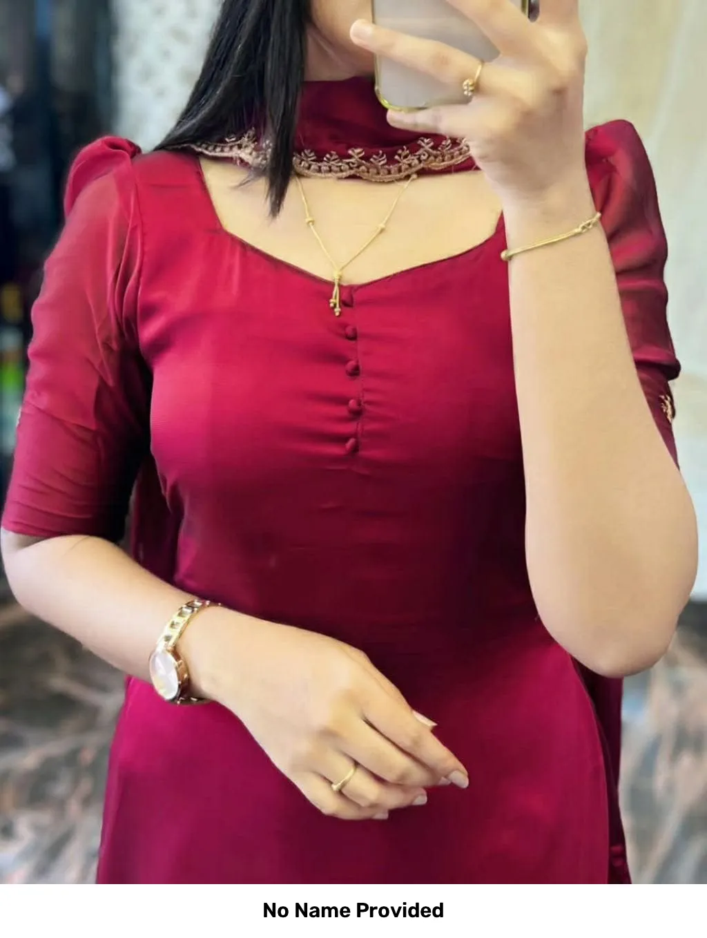 Pink Ready To wear  kurti with Dupatta 5