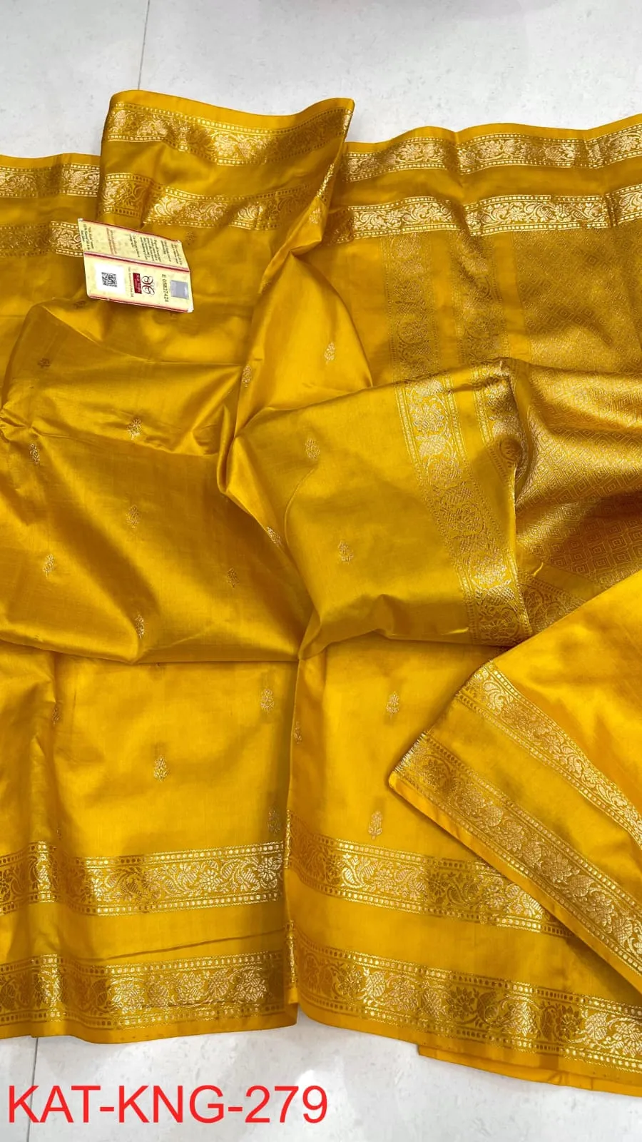 Silk Mark Certified Pure Katan Handloom Silk Saree | Rich Zari Border & Pallu Traditional Wedding & Party Wear Saree