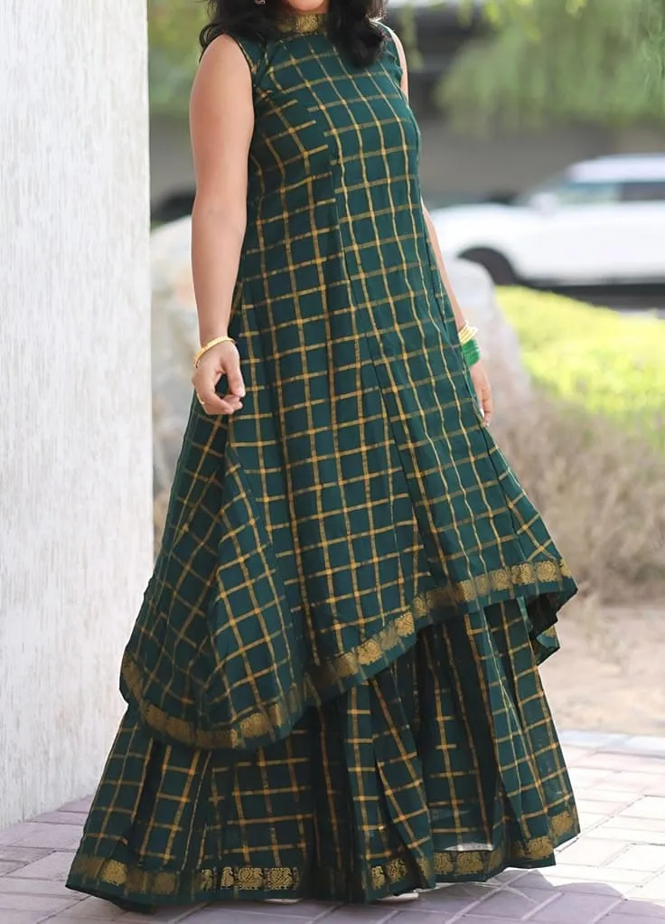 Trending Wholesale Checkered Handloom Ethnic Wear Collection 1